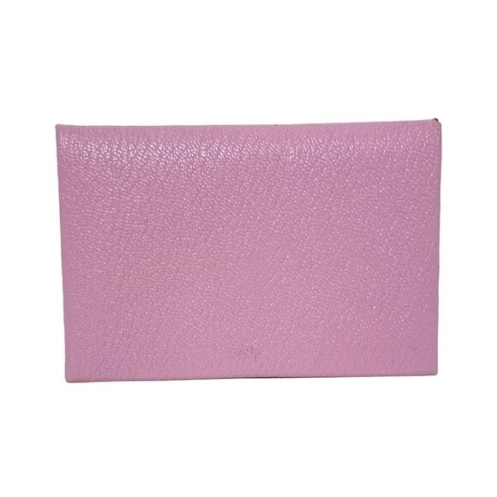 HERMES Calvi - Mauve Sylvestre Veau Epsom D Card Case 520-061725